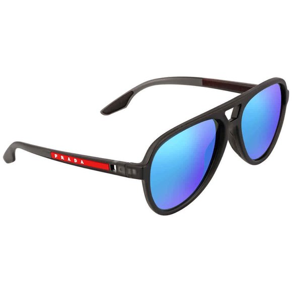Sale! Men's Prada Light Blue Pilot Sunglasses